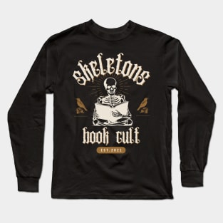 Skeletons book cult #2 Long Sleeve T-Shirt